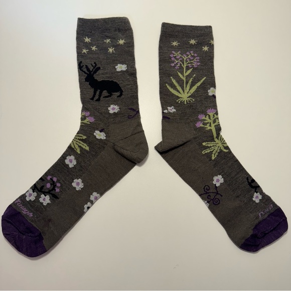 NEW Darn Tough Merino Wool Lifestyle Crew Socks Size Large L - Picture 4 of 4